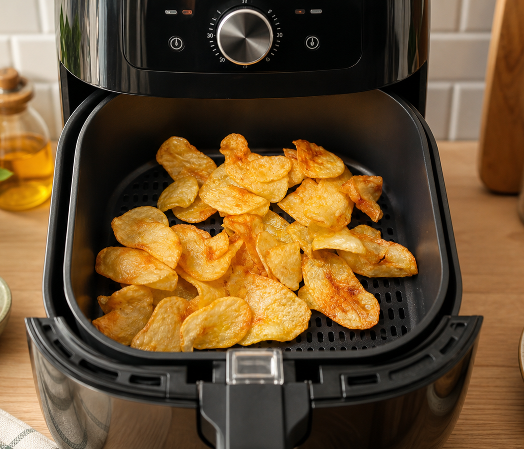 Air fryer potato chips