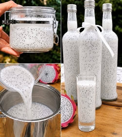 White Dragon Fruit Milkshake