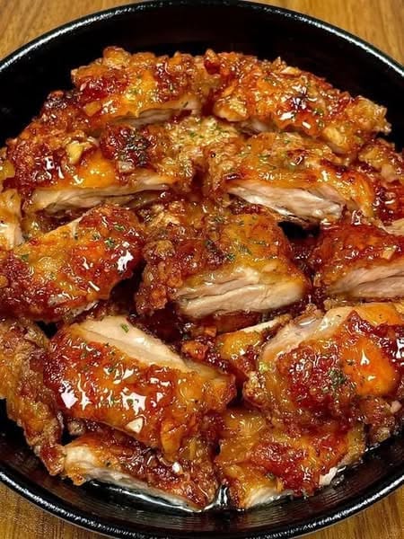 Air Fryer Honey Garlic Chicken